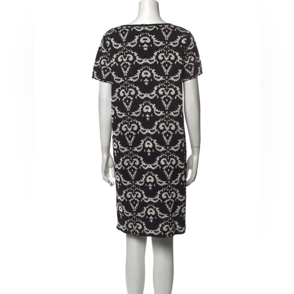 St. John Jacquard Printed Knee-Length Dress NWT Size 10 - Picture 3 of 3